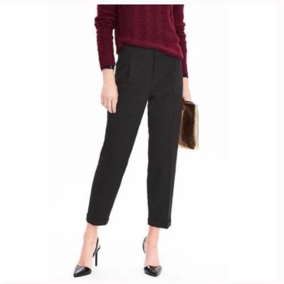 Banana Republic Pants - Banana Republic Avery Black Jacquard Pants